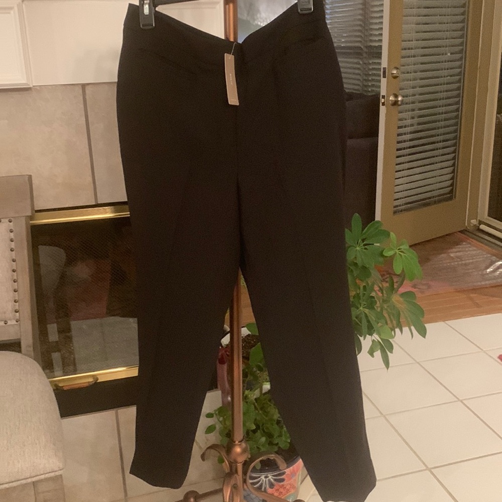 NWT J. CREW PANTS SIZE 12 unlined  black color